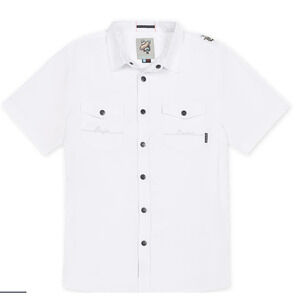 New Baja Llama, Dissident Split‎ Personalities Snap Western Shirt Size XXL